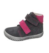Zimní obuv Jonap B4 šedo-růžová