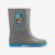 Dětské gumáky COQUI Rainy TT&F 8505 Mid. grey/New blue