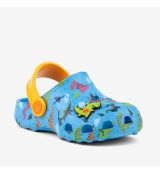 COQUI nazouváky LITTLE FROG 8701 Lt.blue/Lt.orange dino