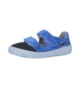 Dětská letní obuv Jonap barefoot Fella modro/černá