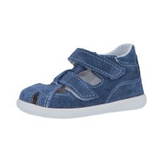 Dětská letní obuv Jonap 041/S tmavě modrá riflová