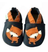 Hopi Hop capáčky BAREFOOT Lišáček modrý