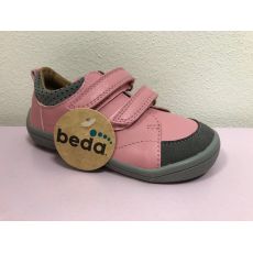 Tenisky BEDA barefoot playful BF 170030/W/NL/O ROSE