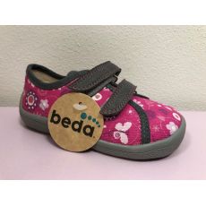 Dětská obuv Beda BFN 170040/TEX/W Love Grey