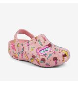 COQUI nazouváky BIG FROG PRINTED 8114 Powder Pink 90s + Amulet