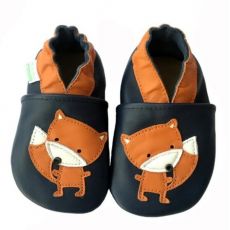 Hopi Hop capáčky BAREFOOT Lišáček modrý