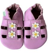 Hopi Hop capáčky BAREFOOT sandálky sedmikrásky lila