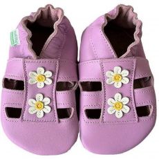Hopi Hop capáčky BAREFOOT sandálky sedmikrásky lila