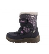 Dětská zimní obuv Lurchi KIMIKO modrá blikací