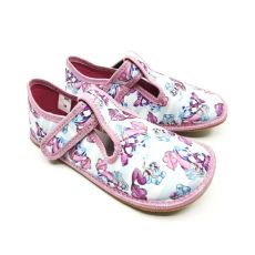 Dětské přezůvky EF Barefoot 395 mořská panna