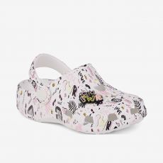 COQUI nazouváky BIG FROG PRINTED 8114 White Girl PWR + Amulet