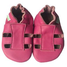 Hopi Hop capáčky BAREFOOT sandálky fuchsia