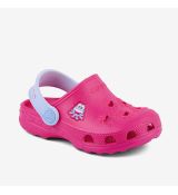 COQUI nazouváky BIG FROG 8701 Lt. Fuchsia/Candy Blue