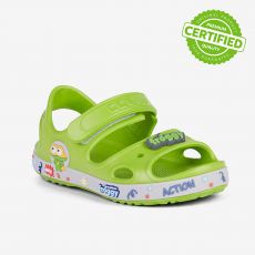 COQUI sandály YOGI 8861 Party Green/Khaki Grey Hero + Amulet