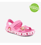 COQUI sandály YOGI 8862 Dk. Pink/White SB Sandy + Amulet