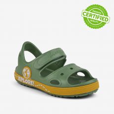COQUI sandály YOGI 8862 Moss green/Amber yellow