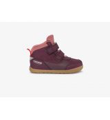 Dětská obuv Viking Aspen Barefoot MID WP plum