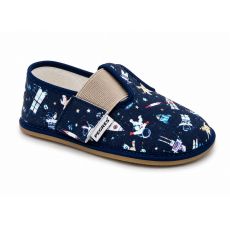 Dětské barefoot přezůvky Pegres BF01 Půlnoc